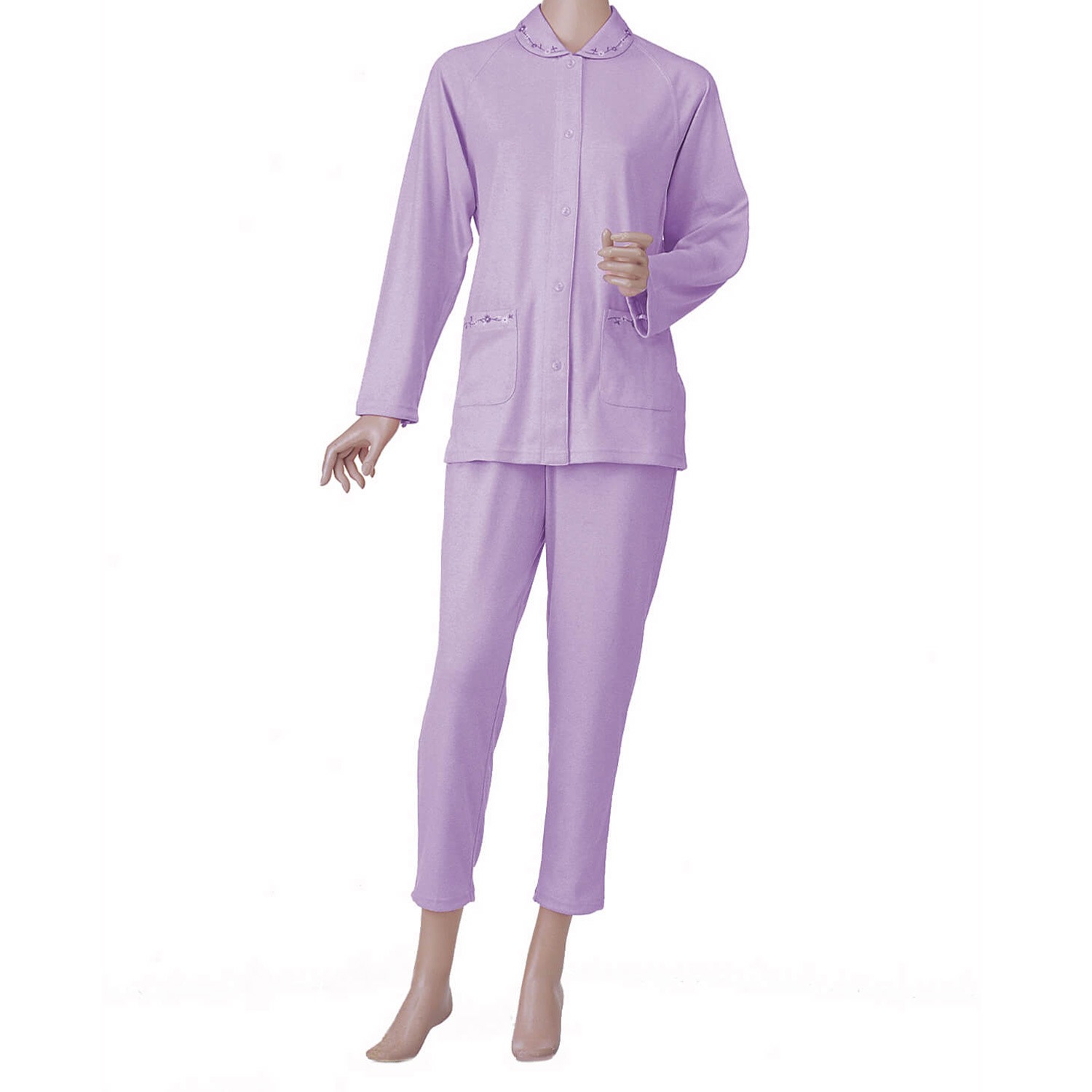 楽らくパジャマ婦人用 スムース ローズ