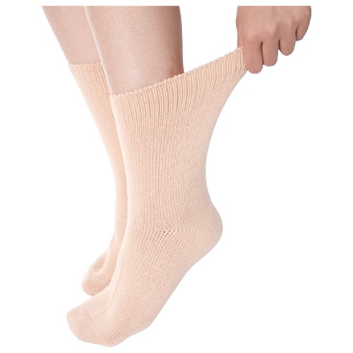 【サマーセール10%OFF】婦人 超ゆったり特大サイズ(綿混) むくみ用 3足セット ピンク