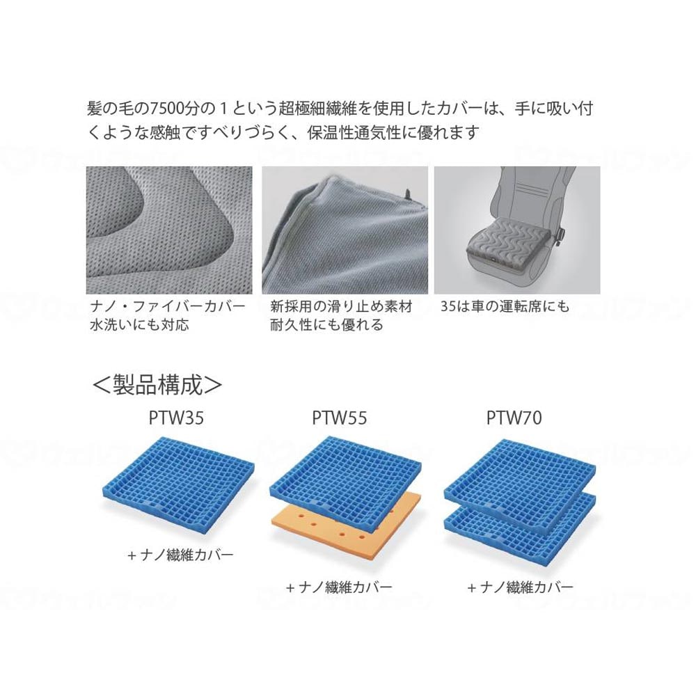 ピタ・シートクッションW 厚さ3.5cm