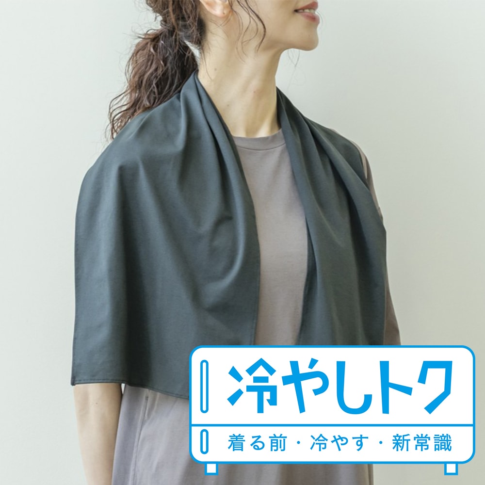 【TVで話題】冷やしトク ネックストール ブラック
