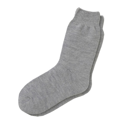 【サマーセール10%OFF】婦人 超ゆったり特大サイズ(毛混) 3足セット グレー