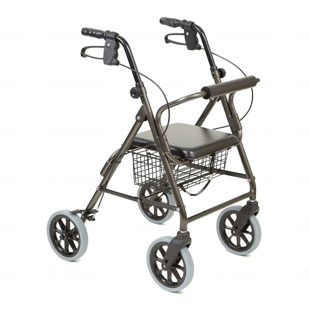 歩行車ハッピーⅡトール ダークグレーメタリック ｜ シルバーカー