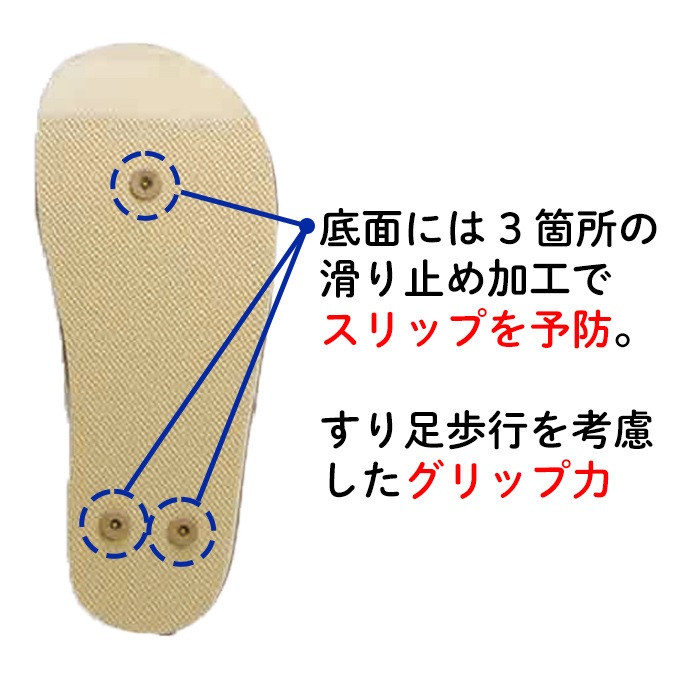 転倒予防シューズ 室内専用 つま先なし グレー