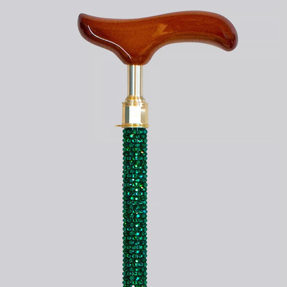 NORICO】クリスタルシリーズ クリスタル・グリーン ｜ 杖・ステッキ,一