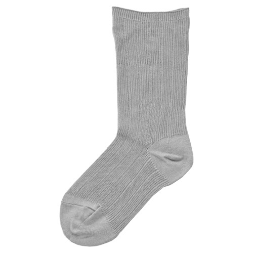 【サマーセール10%OFF】婦人 ゴムなし超ゆったりくつ下（綿混） 3足セット グレー