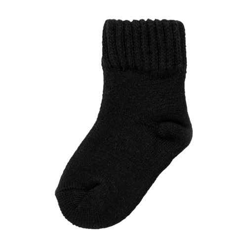 【サマーセール10%OFF】婦人 ふかふか裏起毛靴下 3足セット ブラック