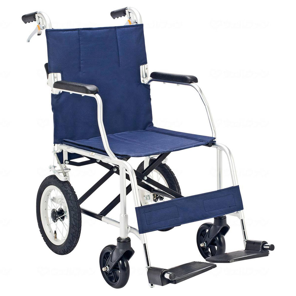 介助用コンパクト車椅子　ＦＩＮＥ　後輪１２インチ・背折れ式・介助ブレーキ付.