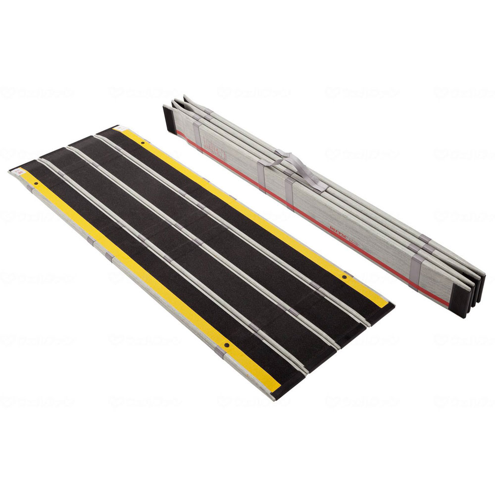 車椅子用段差解消スロープデクパック（シニアタイプ幅74cm×長さ3