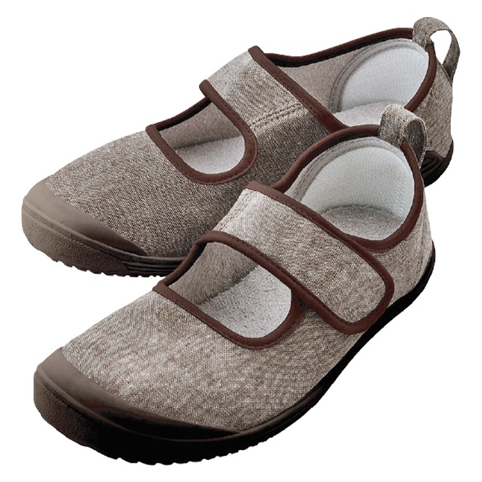 入院サポートシューズ　ブラウン