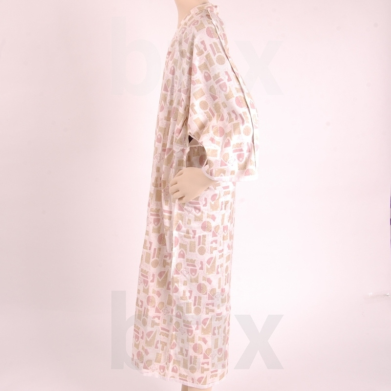 ケアねまき（ガーゼ） ブルー LLサイズ 