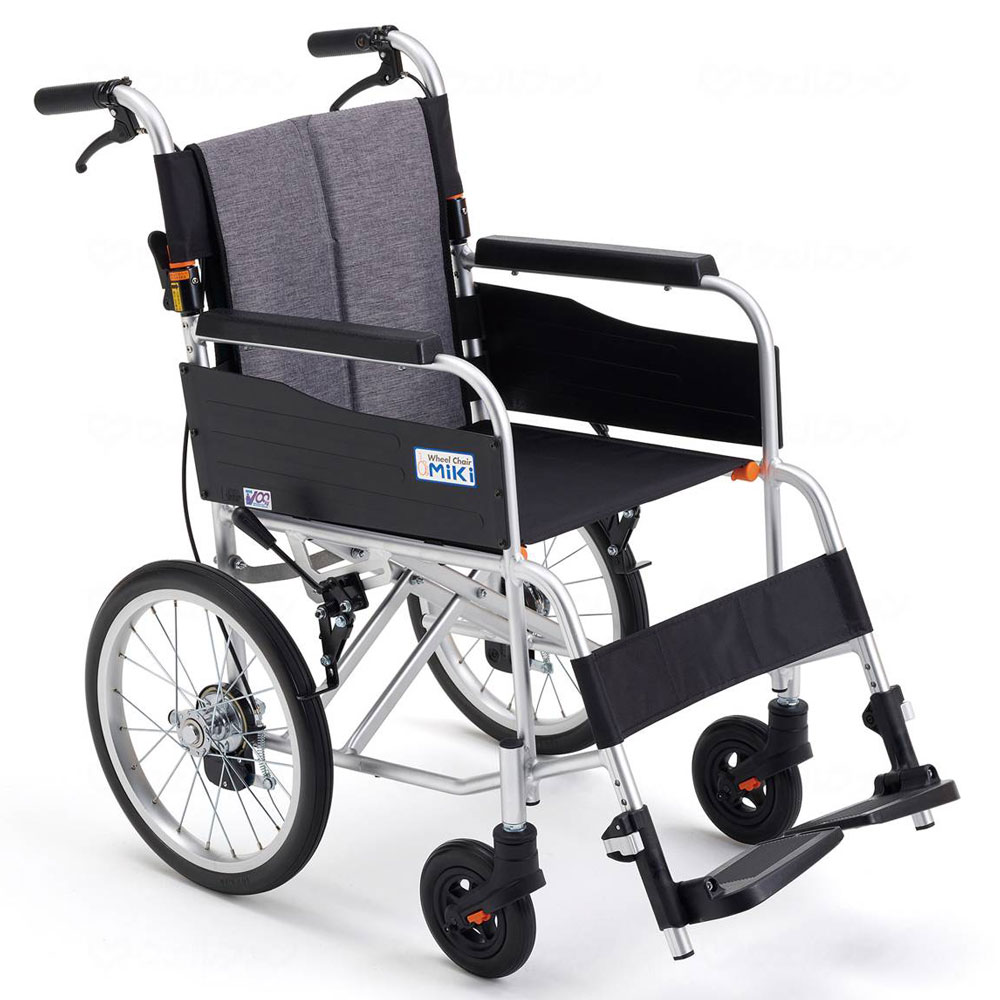 【受注生産品】介助式車椅子 JTN-2[ジターン-2] 背折れ式・介助ブレーキ付　ノーパンクタイヤ仕様