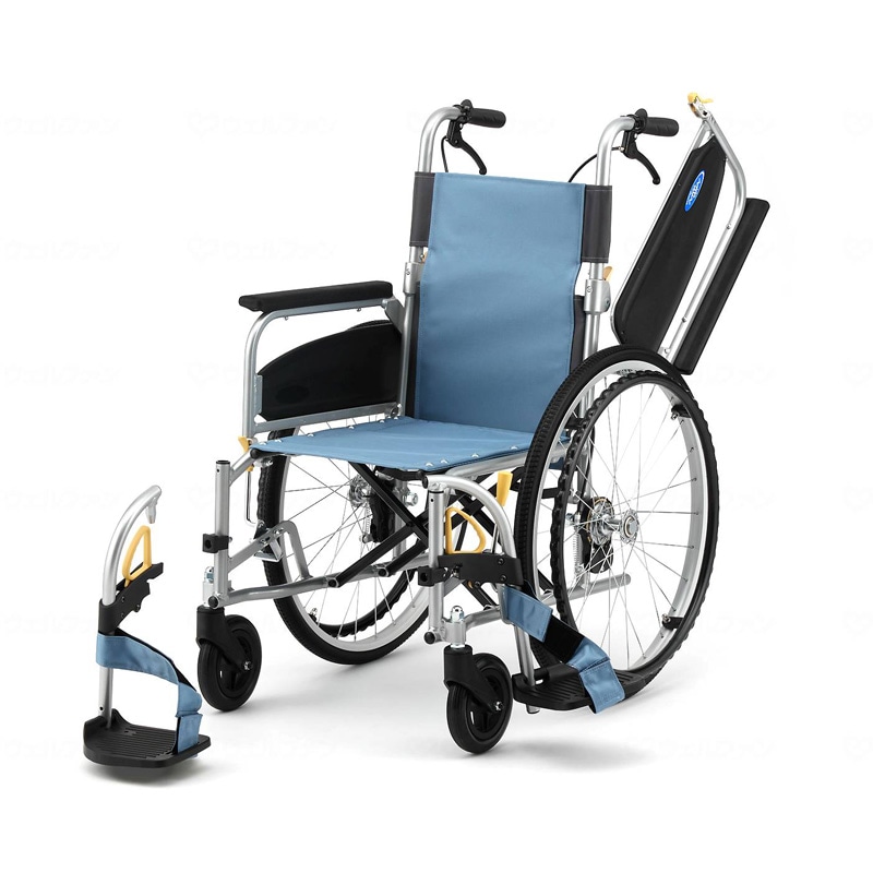 NEO-1βW 自走用車椅子 肘掛け跳上げ 足台スイングアウト ノーパンクタイヤ仕様