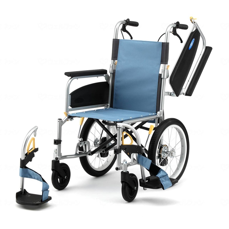 【2月中旬以降順次出荷】NEO-2βW 介助用車椅子 肘掛け跳上げ 足台スイングアウト ノーパンクタイヤ仕様