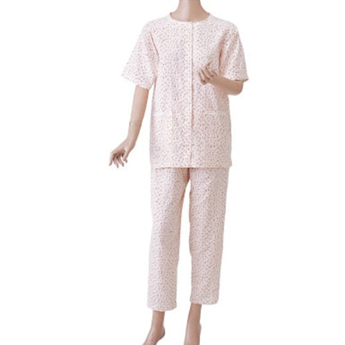 楽らくガーゼパジャマ 婦人用 半袖 ローズ