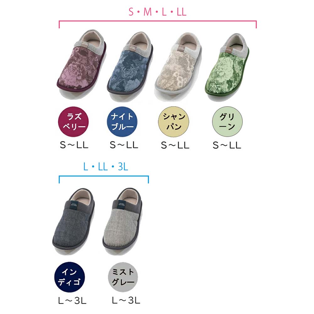 【母の日クーポン対象】【あゆみ】2246 SUTTO FIT - スットフィット 3E相当（片足）