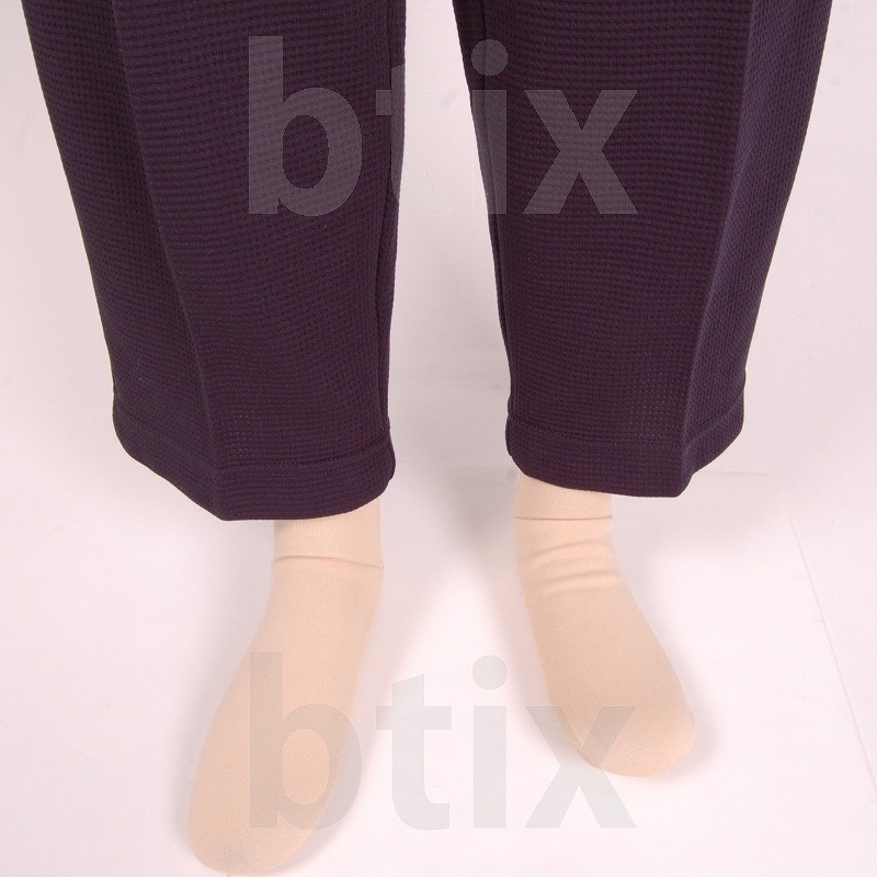 【母の日クーポン対象】【超売れ筋】スクエアニットストレートズボン LL