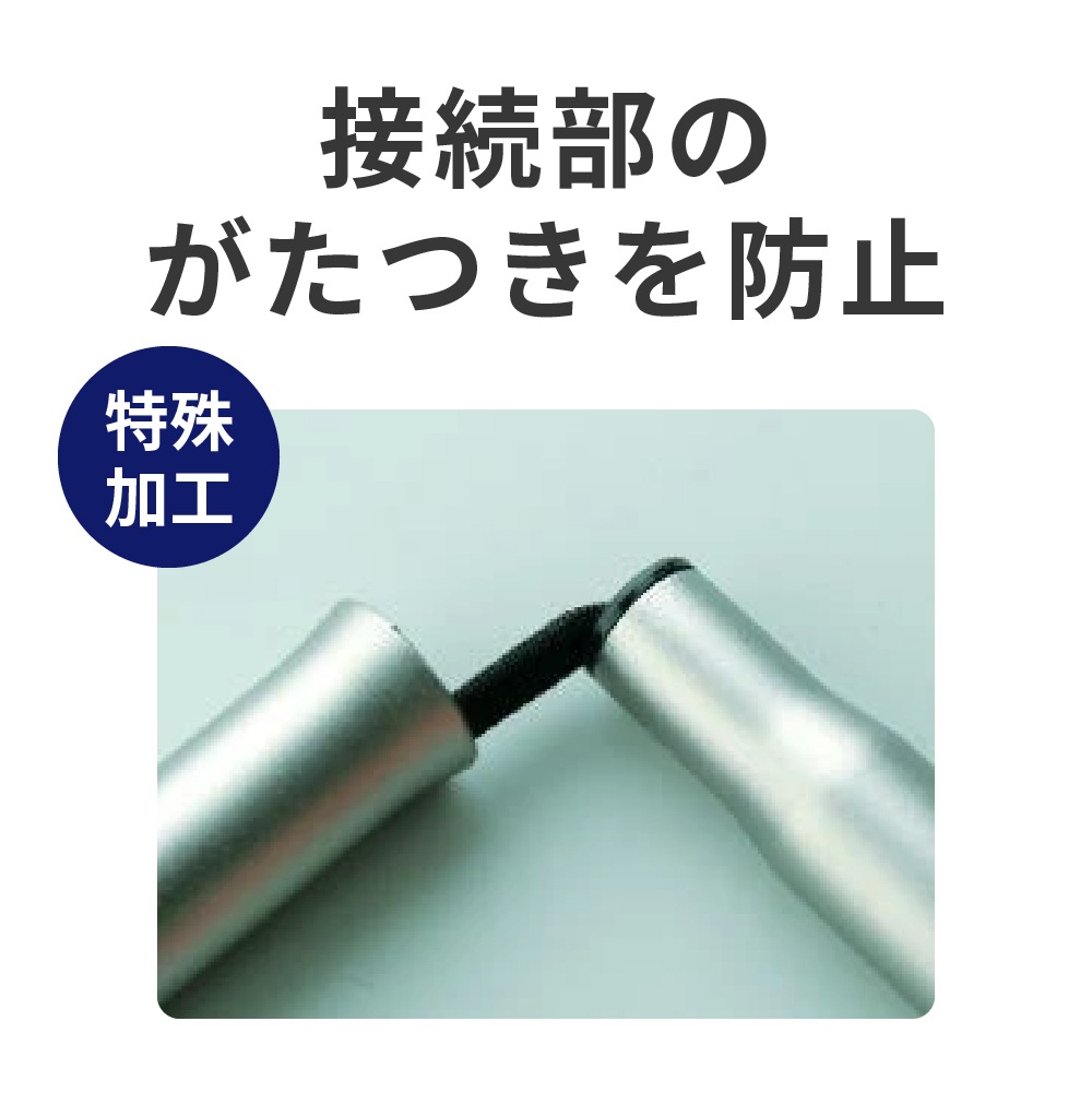 軽量アルミ製折りたたみステッキ さぽ～と 雨にも負けず オレンジ