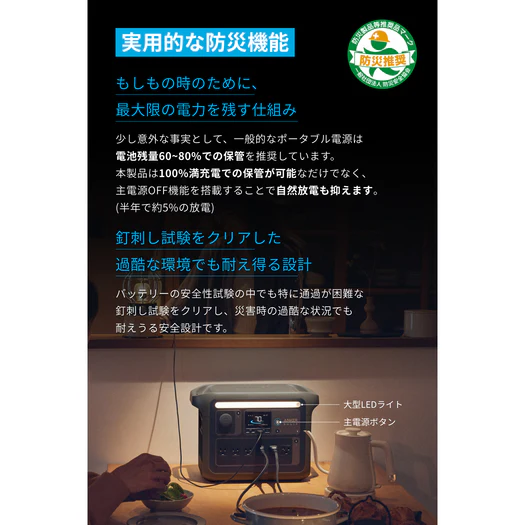 【新品】Anker Solix C1000 ポータブル電源 3月購入 保証付 Anker（アンカー） Anker Solix C1000 Portable Power Station