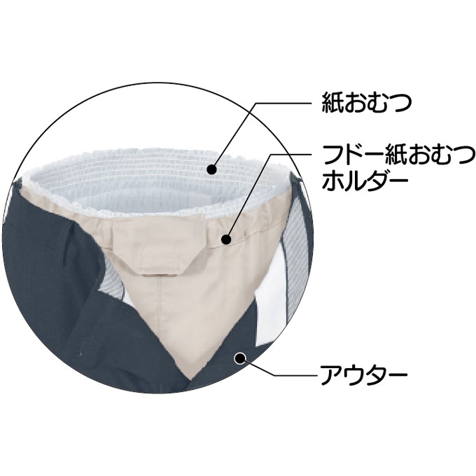 フドー紙おむつホルダーⅡ ｜ 介護衣類・介護パジャマ ｜ 介護用品