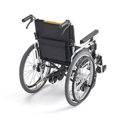 とまっティシリーズ 自走車椅子 MBY-41RB (肘跳ね上げ・スイングアウト・自動ブレーキ付・低座面)