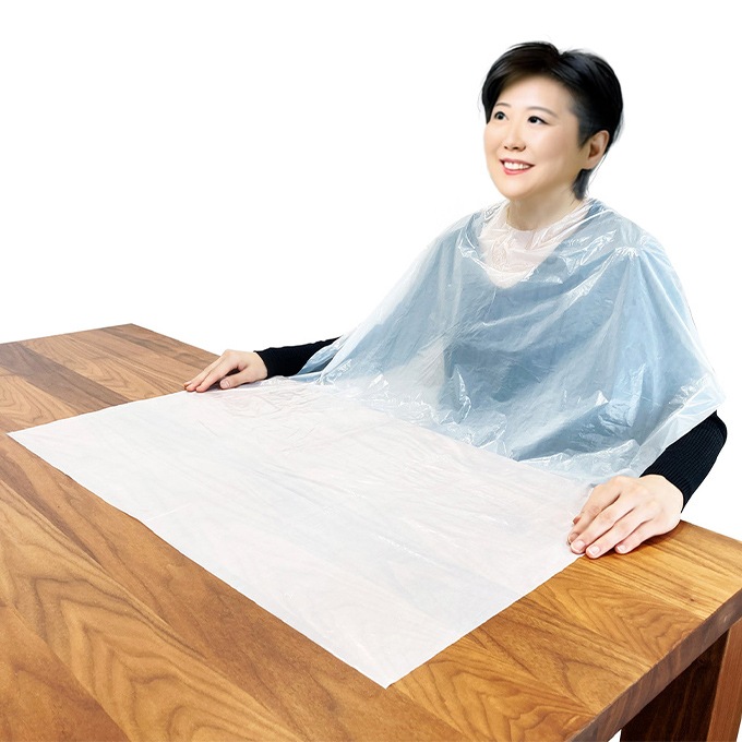 【母の日クーポン対象】食事用エプロン使い捨て 50枚 竹虎