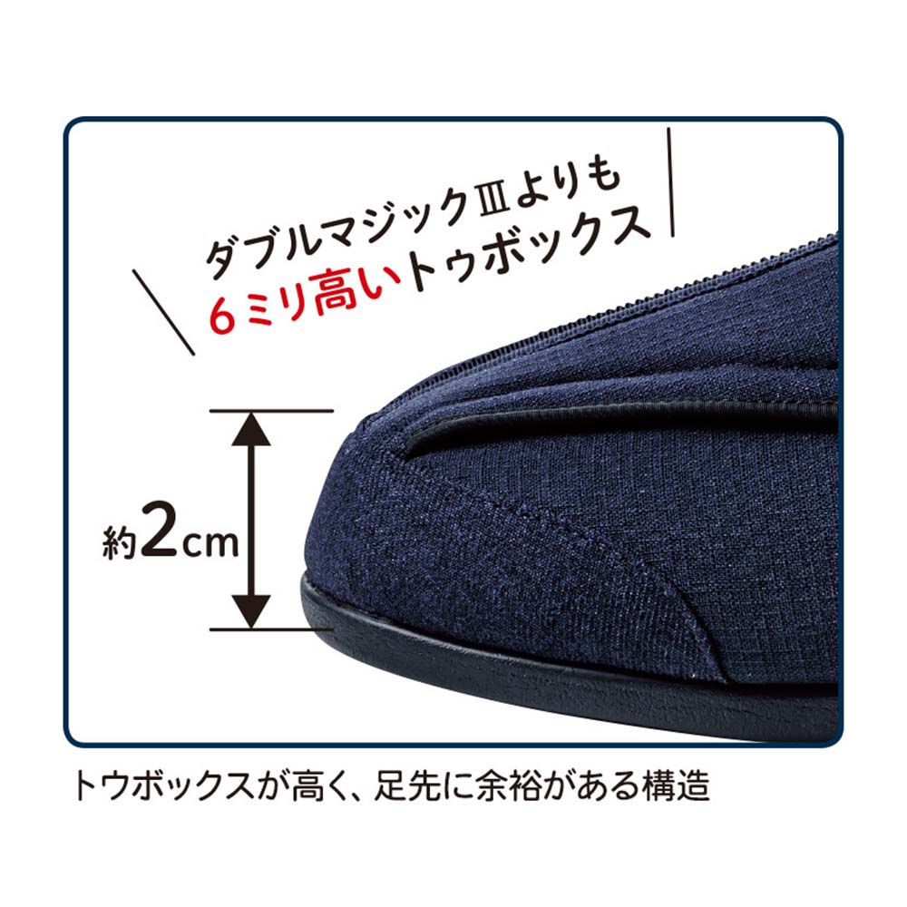 【あゆみ】7058 つま先ひろびろサポート 7E 両足