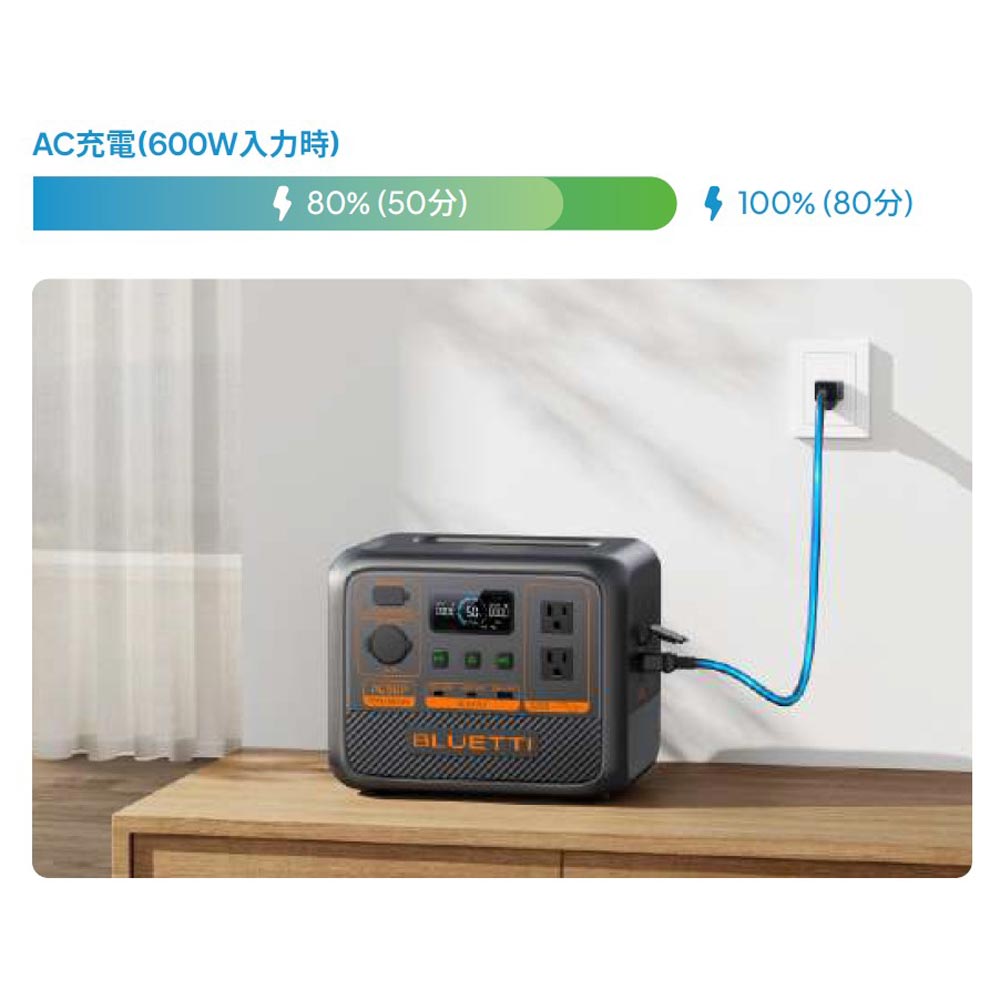 ポータブル電源 BLUETTI AC50P(504Wh) ｜ 防災グッズ,ポータブル電源