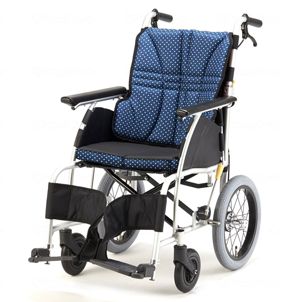 介助用車椅子NAH-U1 ウルトラ 背折れ式・介助ブレーキ付