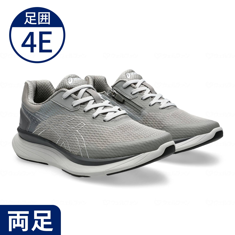 1足 アシックス商事 KNEES UP(ニーズアップ) M012/グレー×シルバー/26.5 グレー×シルバー 26.5 1241A012 242549_12253_265(代引不可)【送料無料】 KNEES UP（ﾆｰｽﾞｱｯﾌﾟ） M012 ｜ 介護靴・シューズ,アシックス ｜ 介護