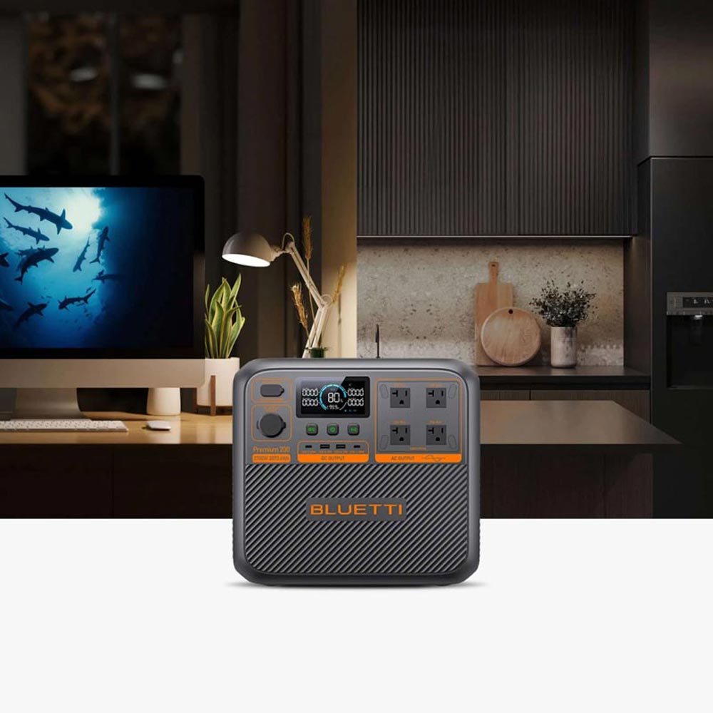 ポータブル電源 BLUETTI Premium200V2(2073Wh) ｜ 防災グッズ