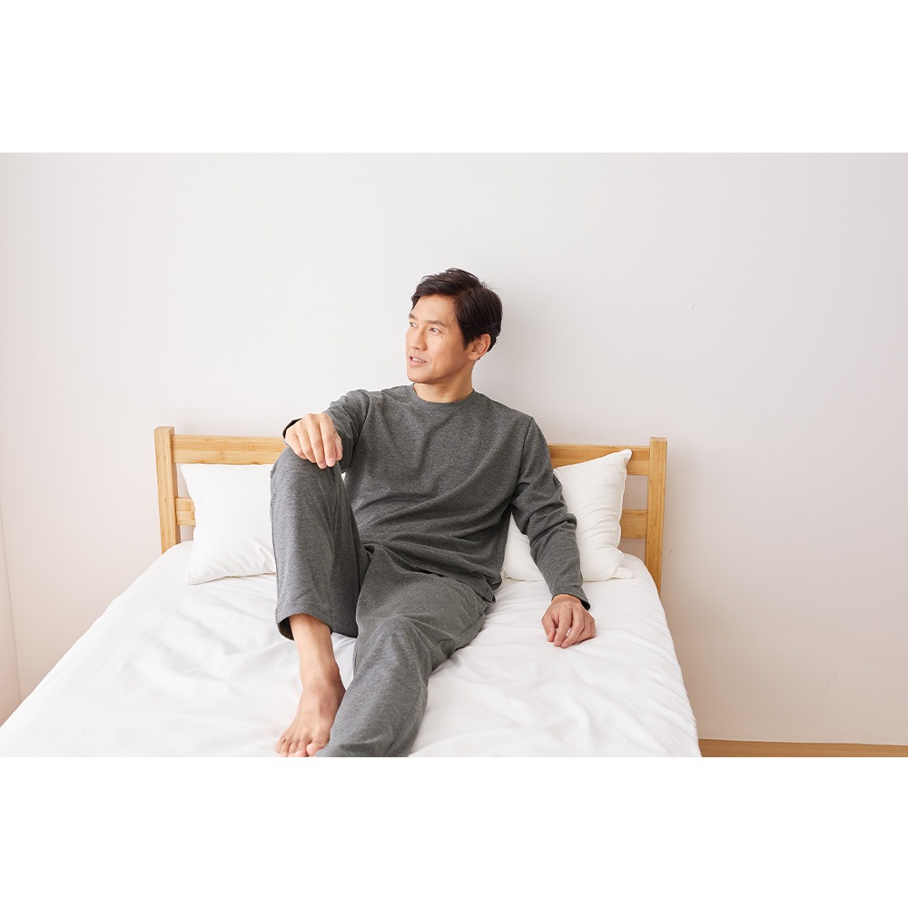 リカバリーケア メンズ長袖シャツ