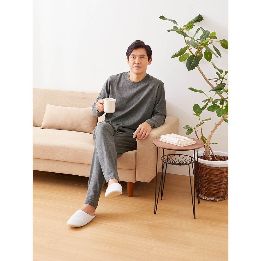 リカバリーケア メンズ長袖シャツ
