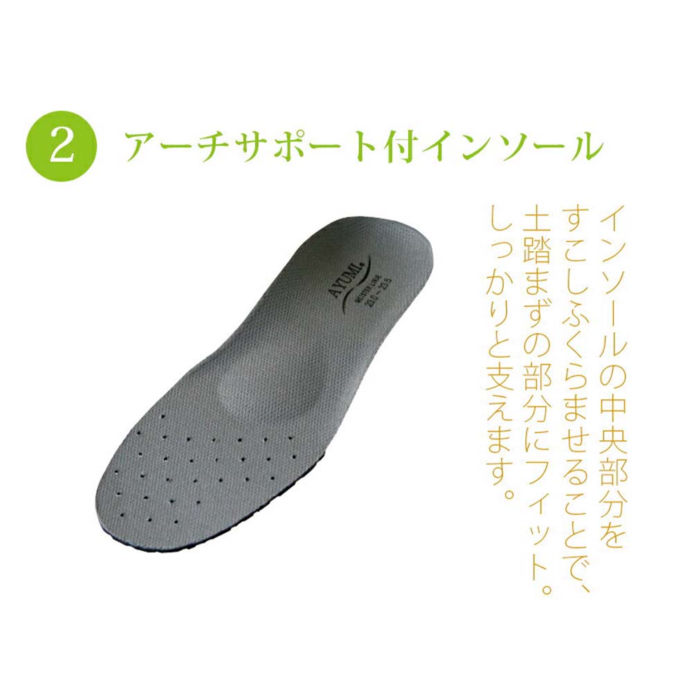 【あゆみ】7039 コンフォート3 ワイドサイズ5E（片足）