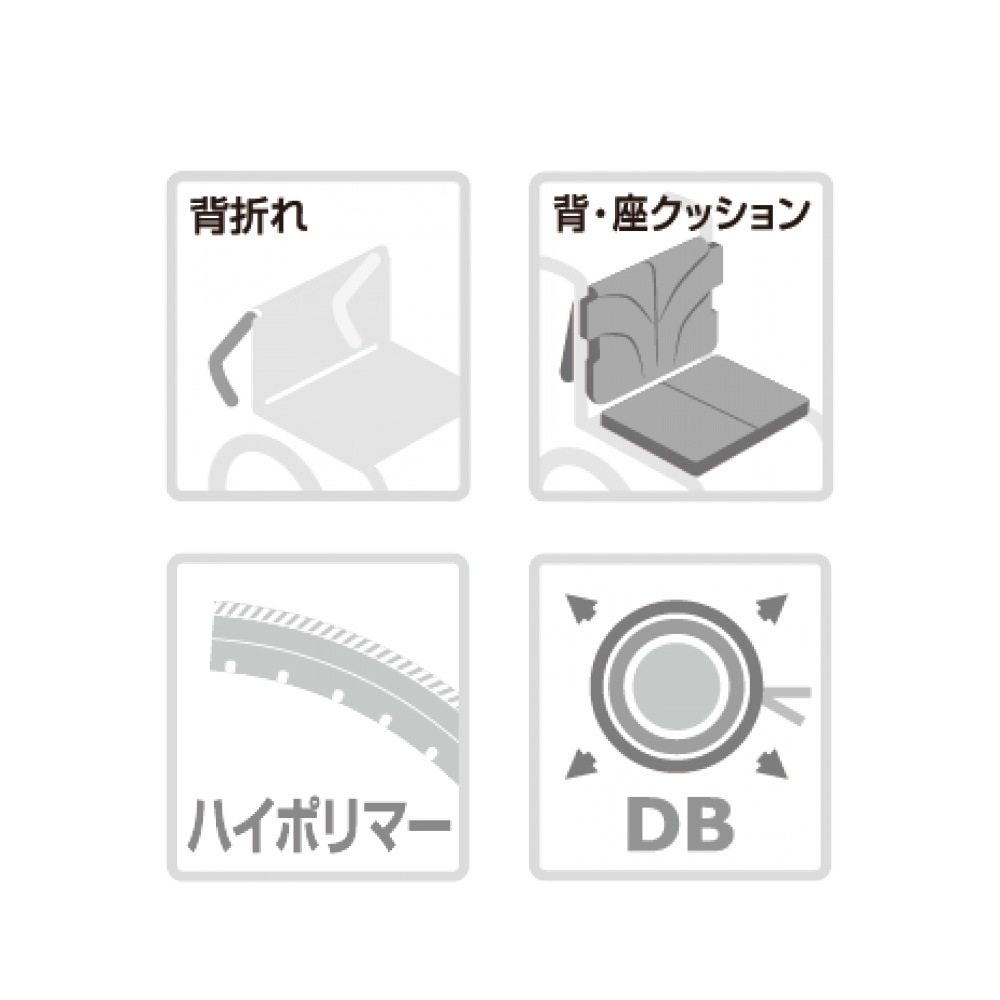 【サマーセール10%OFF】BACKS（バックス）介助用 BK16-40SB