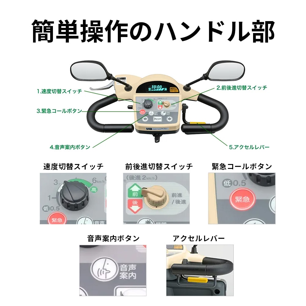 遊歩スマイルαアルファ 電動カート 遊歩スマイルα | 電動カート、電動車椅子の購入・レンタル