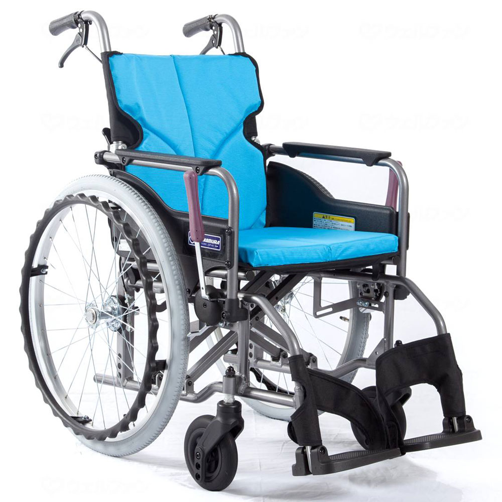 カワムラサイクル　自走用　多機能　軽量　車椅子　KA822L KA822L-40B-HS カワムラサイクル 軽量簡易モジュール車いす