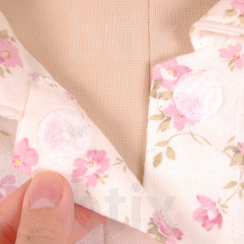 超売れ筋】婦人らくらくパジャマ・スムース 花柄 ピンク ｜ 介護