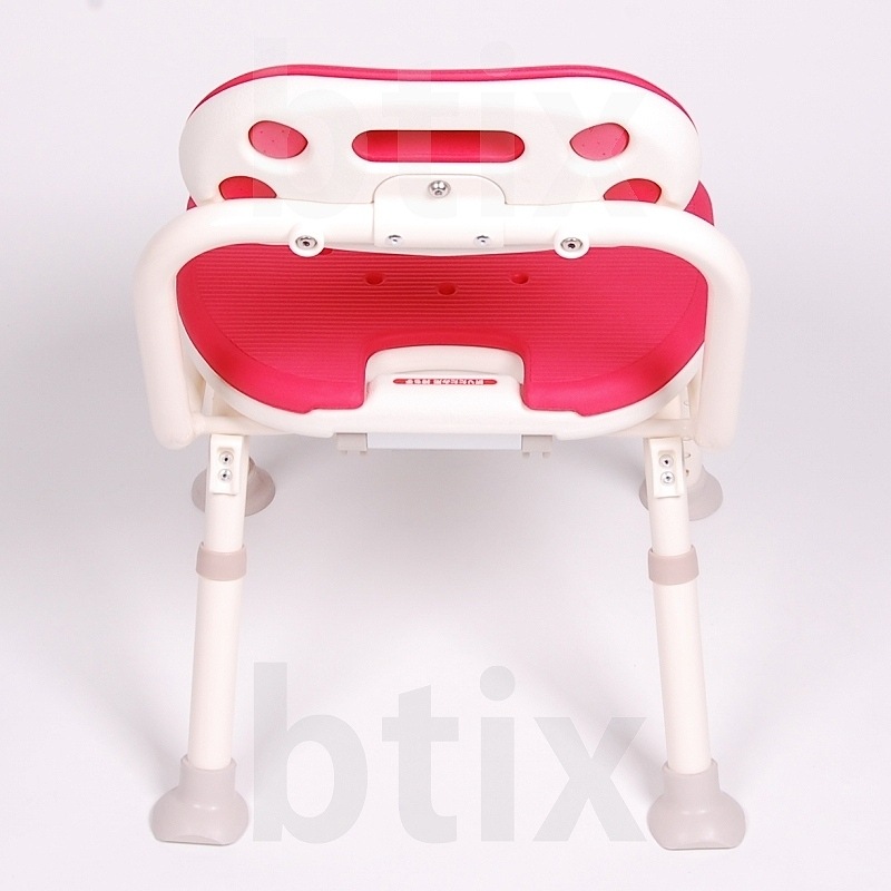 安寿　コンパクト折りたたみシャワーベンチIC 背付きタイプ　未使用特価！ コンパクト折りたたみシャワーベンチ IC（背付タイプ） ｜ 【安