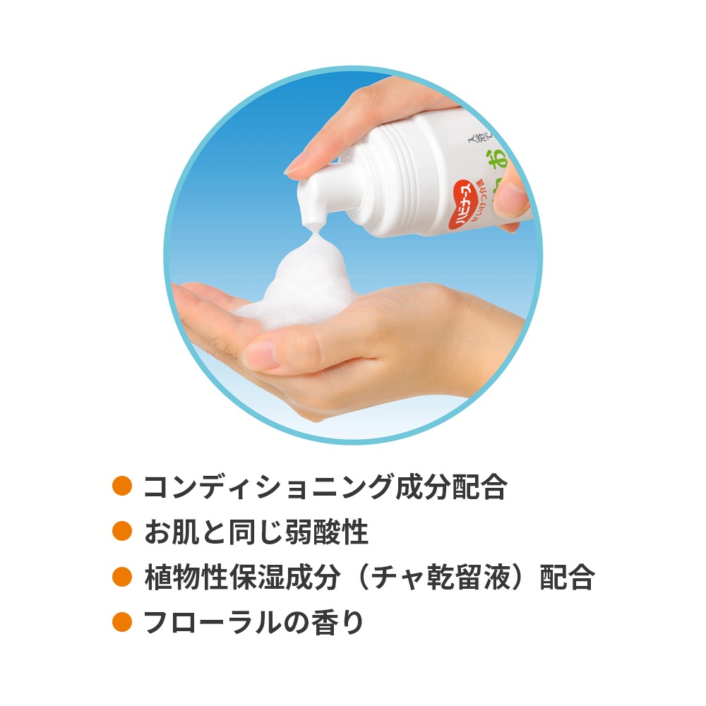 【サマーセール10%OFF】お湯のいらない泡シャンプー 200ml ケース