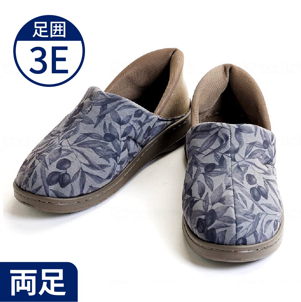 あゆみ】2249 オールスポッと グレー（3E相当） ｜ 介護靴・シューズ