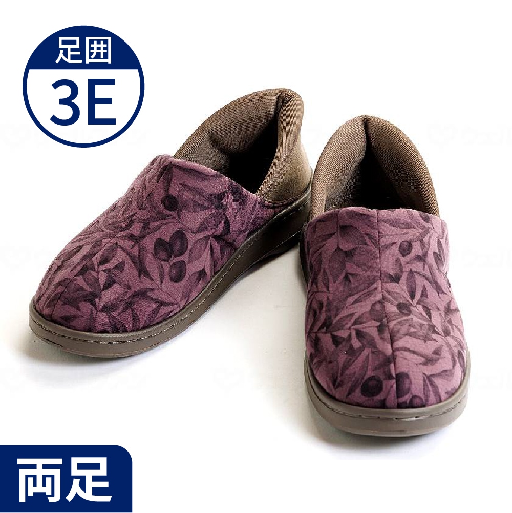 あゆみ】2249 オールスポッと ラズベリー（3E相当） ｜ 介護靴