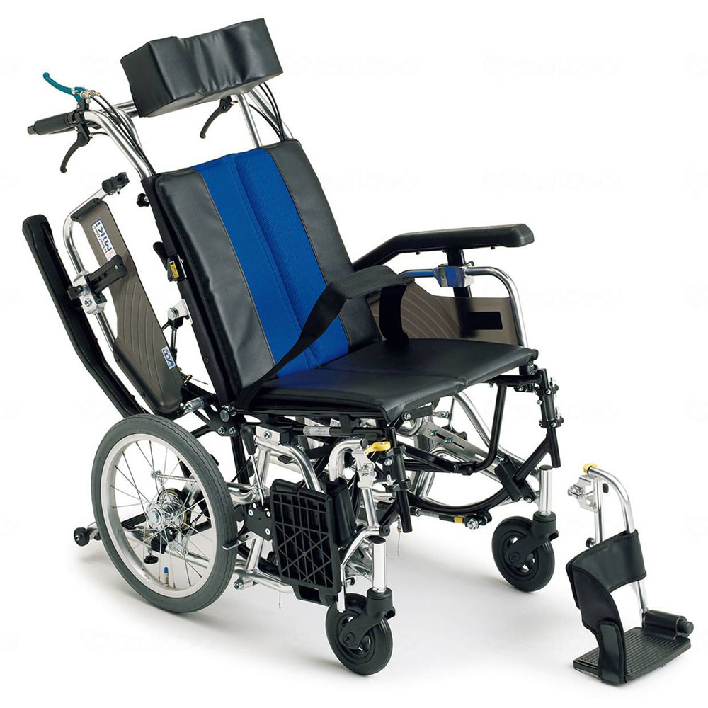 介助用ティルト＆リクライニング車椅子 ＴＲＣ－２ 肘跳ね上げ・スイングアウト・足踏みブレーキ付