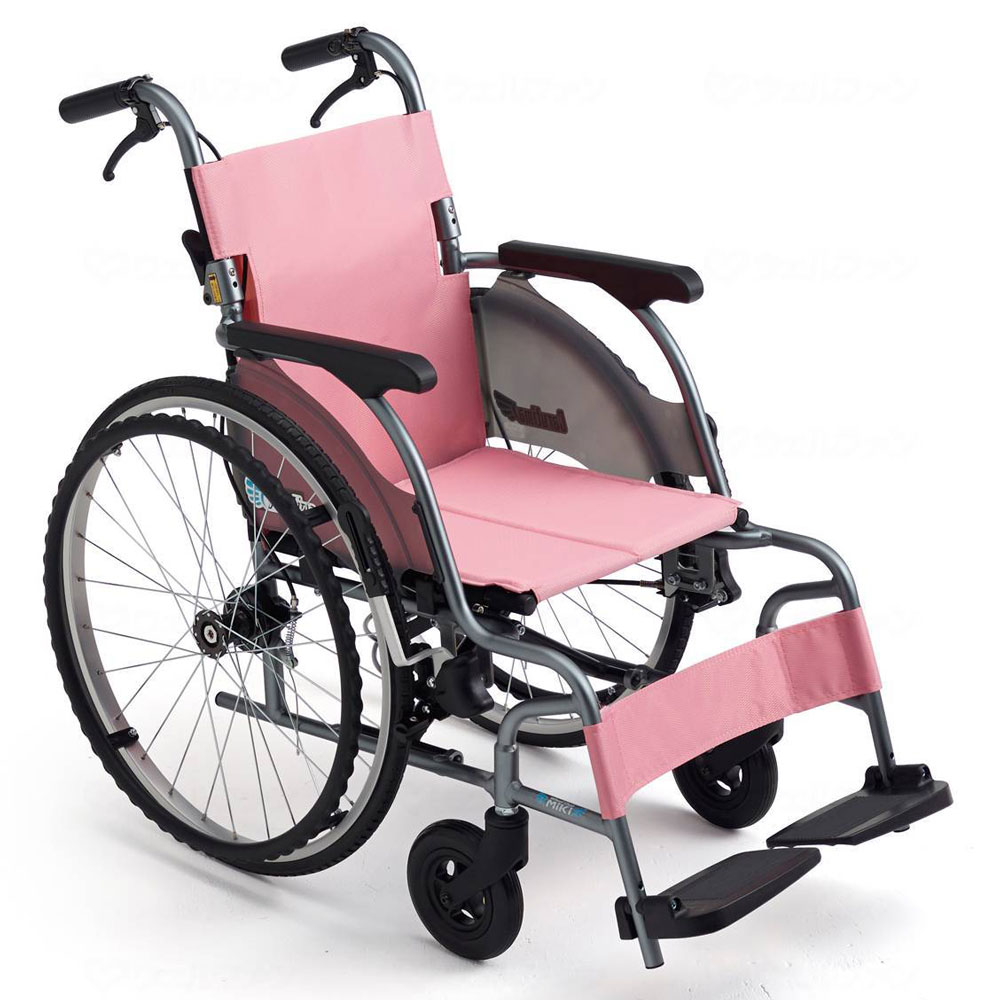 自走用車椅子CRT－5Lo 背折れ式・介助ブレーキ付・ノーパンク