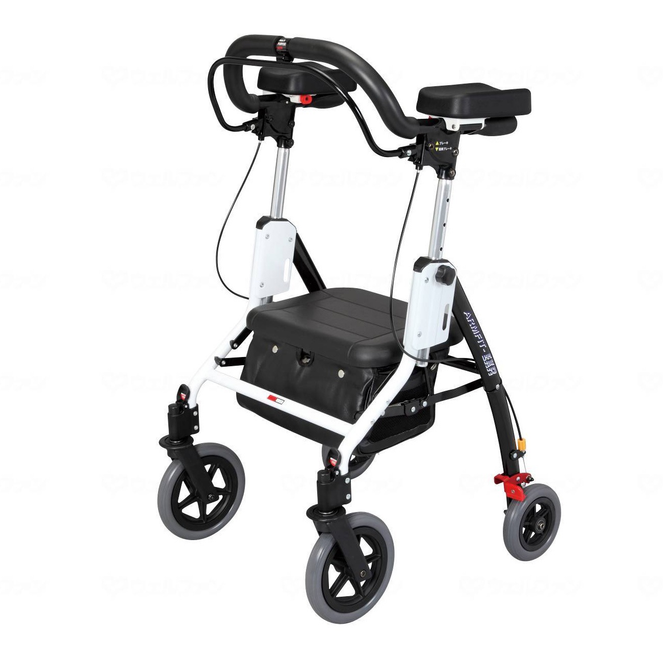 アームフィットEXR 室内外兼用歩行車 ブラック