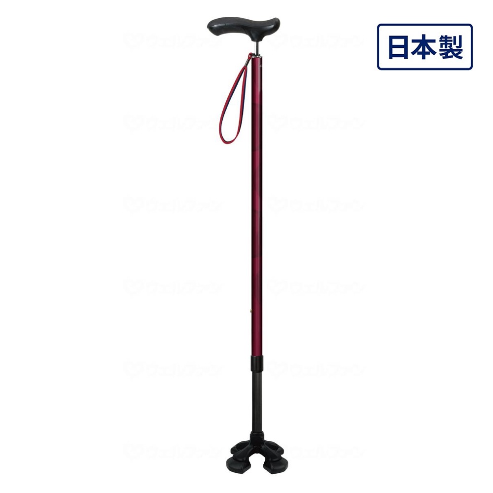 やわらGELグリップ4点杖 ｜ 杖・ステッキ ｜ 介護用品・福祉用具総合