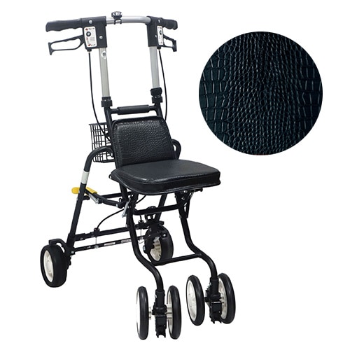 テノールEVO 島製作所 クロコダイルBK ｜ シルバーカー・歩行器