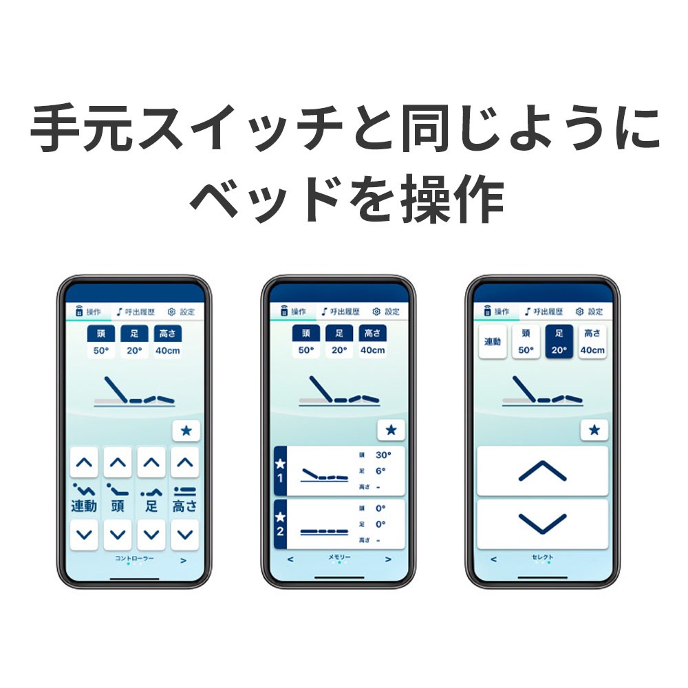 【母の日クーポン対象】楽匠フィット Hタイプ ラクリア3モーション 樹脂製ボード 83cm幅 液晶タッチパネル付き手元スイッチ