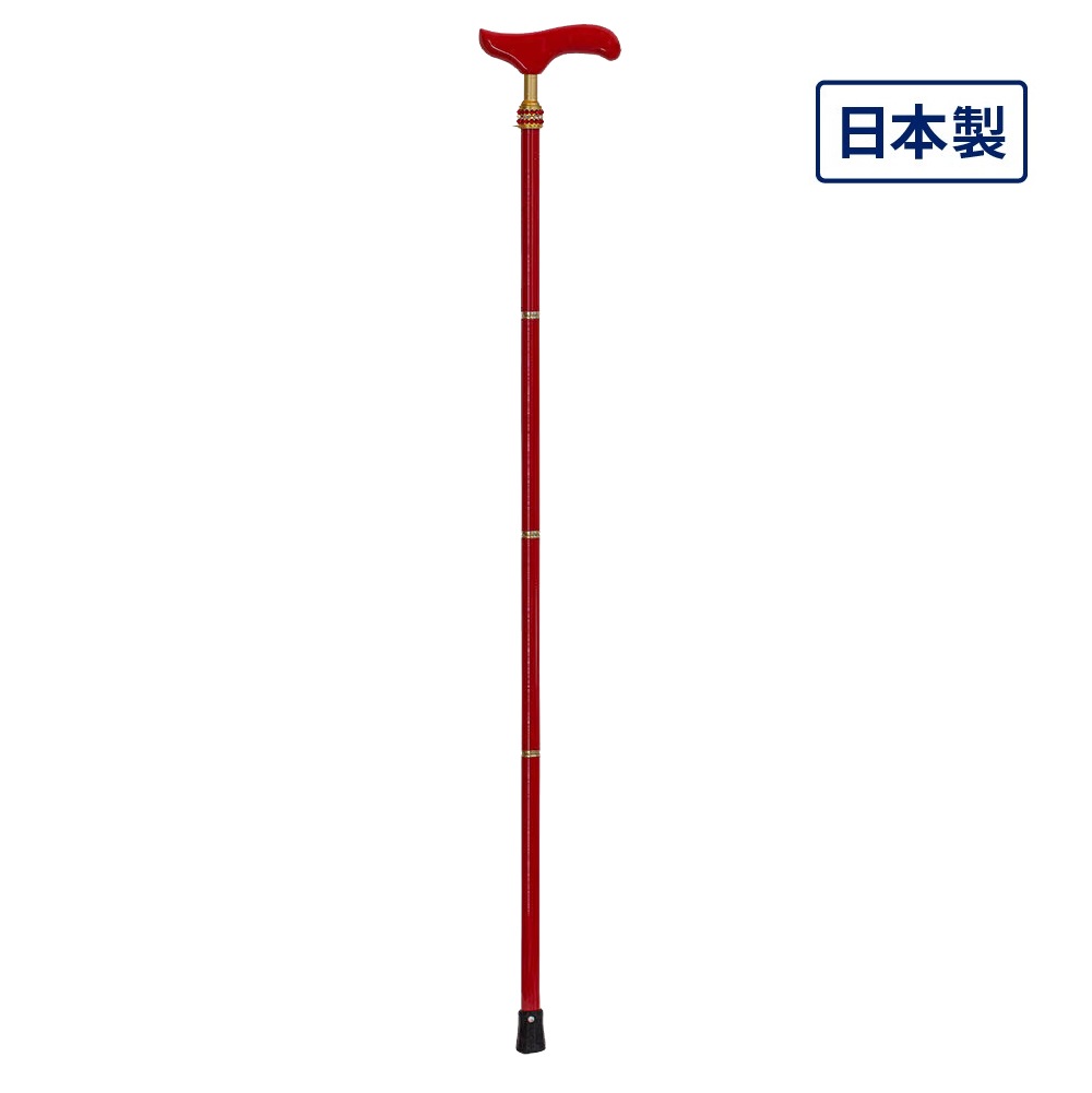 折りたたみステッキ Carry-07 シャインレッド