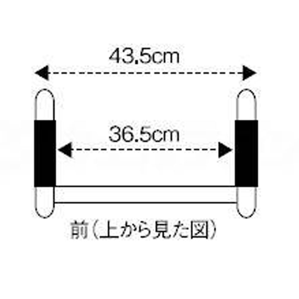 室内専用】アルミ歩行器ミニタイプ（固定型） ｜ シルバーカー・歩行器