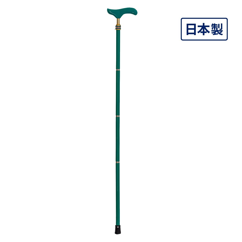 折りたたみステッキ Carry-08 エメラルドグリーン